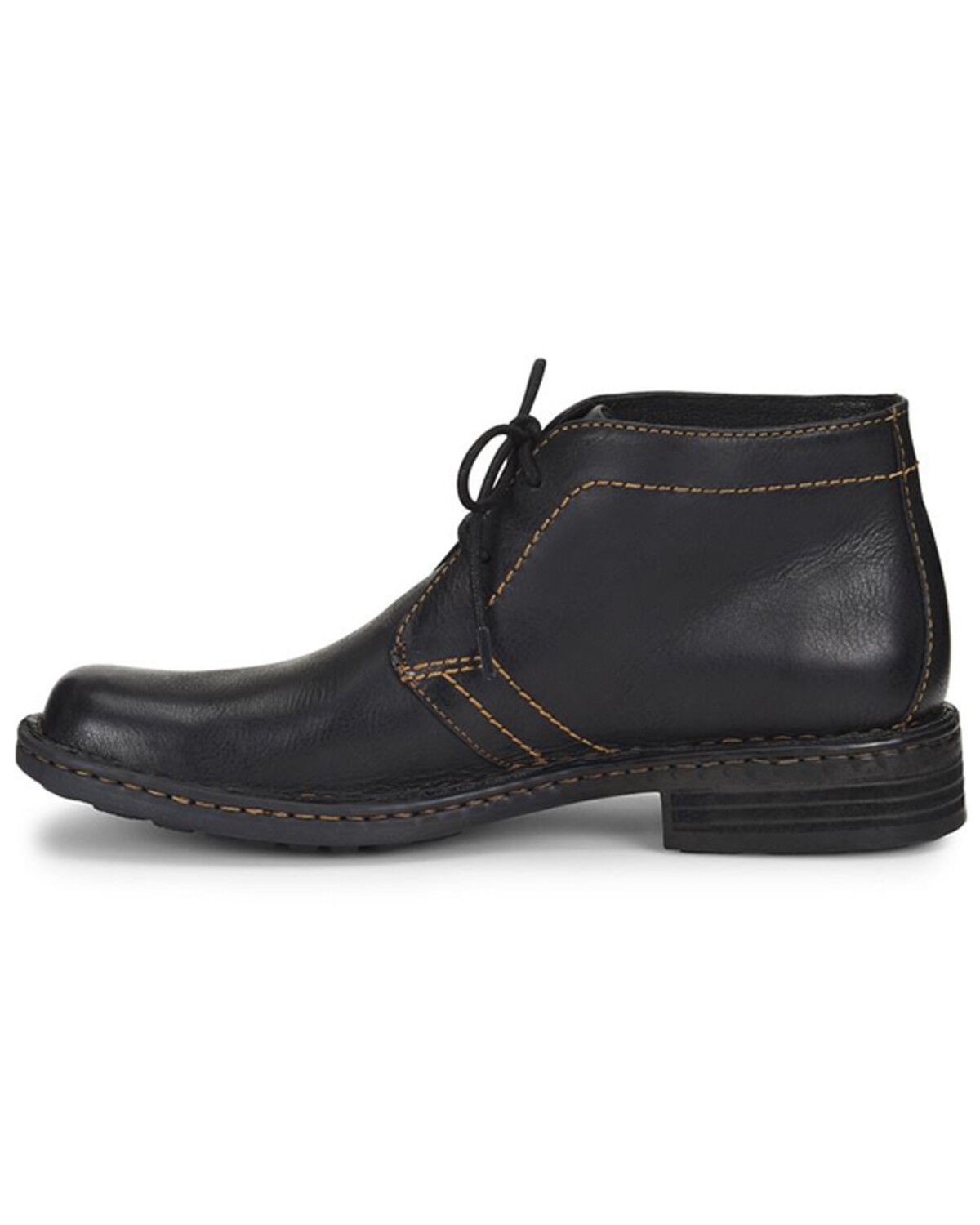 Image #3 - Born Men's Harrison Casual Shoes, Black, hi-res
