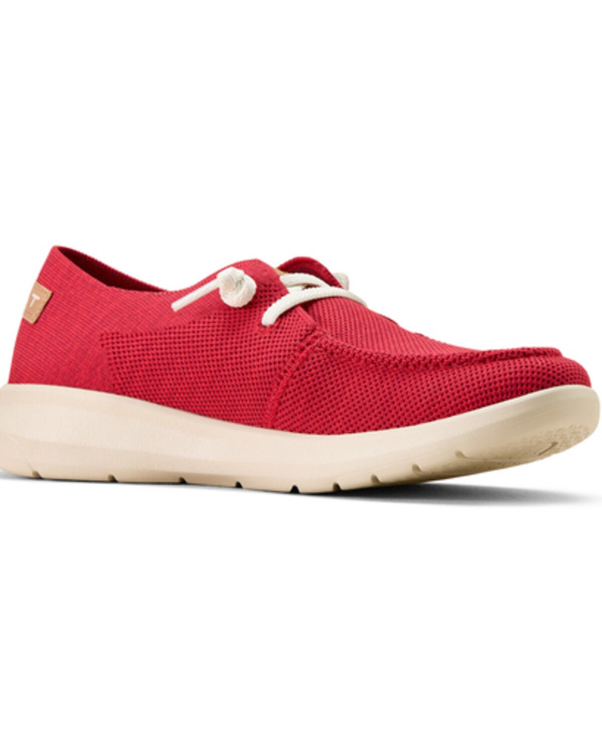 Ariat Women's Hilo Casual Shoes - Moc Toe, Red, hi-res