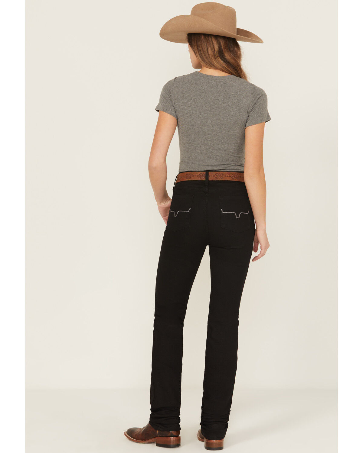 Image #3 - Kimes Ranch Women's Sarah High Rise Slim Bootcut Jeans, Black, hi-res