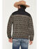 Image #3 - Ariat Men's Basis Southwest 1/4 Zip-Up Fleece Pullover, Black, hi-res