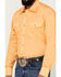 Image #6 - Roper Men's Amarillo Collection Solid Long Sleeve Western Shirt, Yellow, hi-res