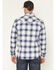 Image #4 - Cody James Men's FR Tex Plaid Print Long Sleeve Snap Work Shirt, Tan, hi-res