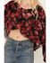 Image #3 - Free People Women's Up For Anything Western Shirt, Black/red, hi-res