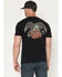 Image #4 - Troll Co Men's Eagle Eye Short Sleeve Graphic Work T-Shirt, Black, hi-res