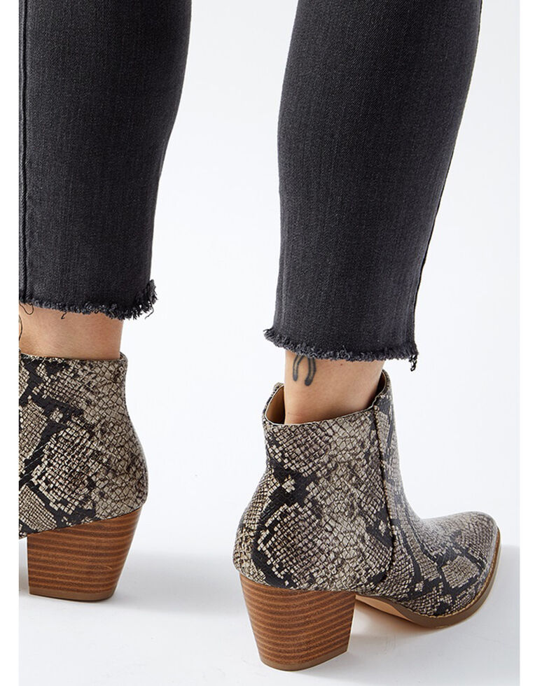 coconuts by matisse snakeskin booties