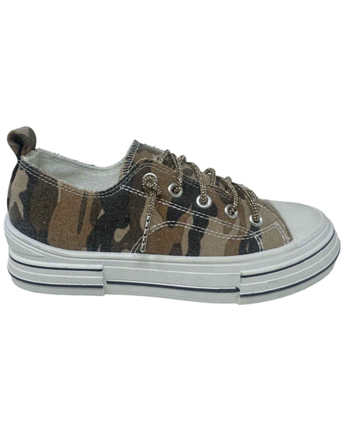 Image #2 - Very G Women's Aman Camo Sneakers, Sand, hi-res