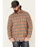 Pendleton Men's Camel Cascade Plaid Long Sleeve Western Shirt , Tan, hi-res
