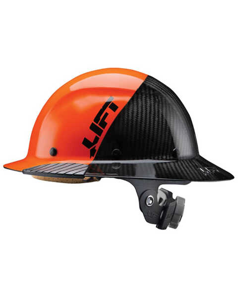 Image #4 - Lift Safety Dax 50 Carbon Full Brim Hard Hat , Orange, hi-res