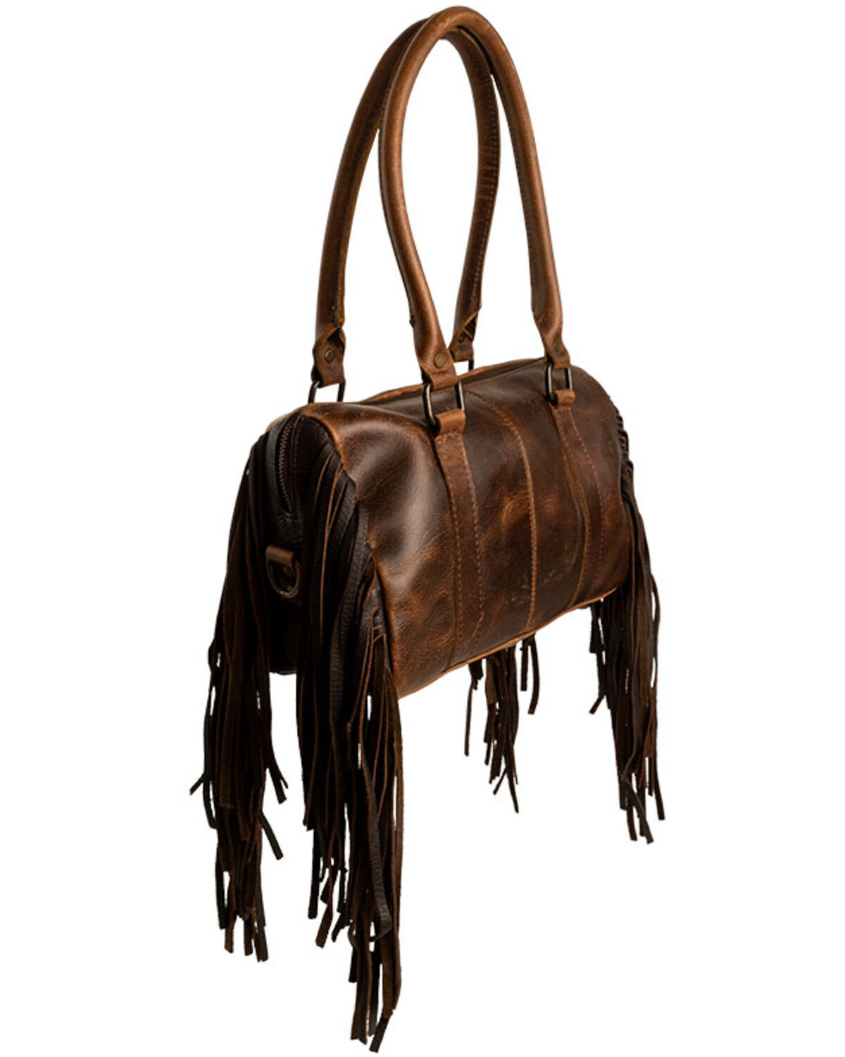 Image #2 - STS Ranchwear by Carroll Women's Chaynee Mountain Satchel, Brown, hi-res