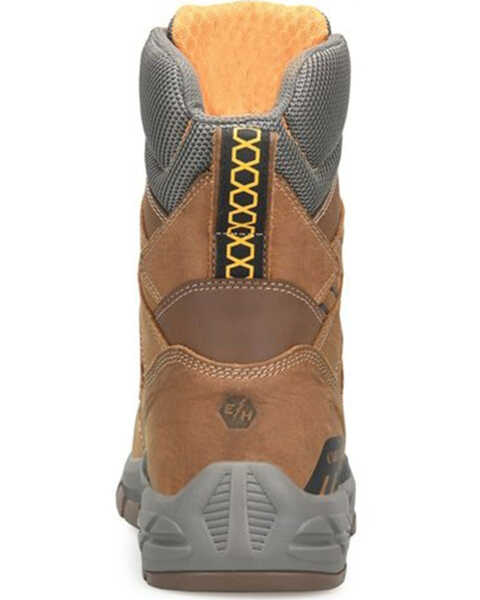 Image #4 - Carolina Men's Duke 8" Lace-Up Work Boots - Carbon Toe , Brown, hi-res