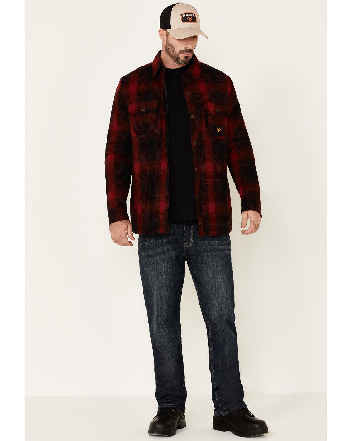 Red Timberline Sherpa-Lined Flannel 
