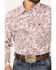 Image #3 - Cowboy Hardware Men's Floral Paisley Print Long Sleeve Snap Western Shirt, White, hi-res