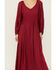 Image #3 - Gunit Solid Lace Women's Long Sleeve Maxi Dress, , hi-res