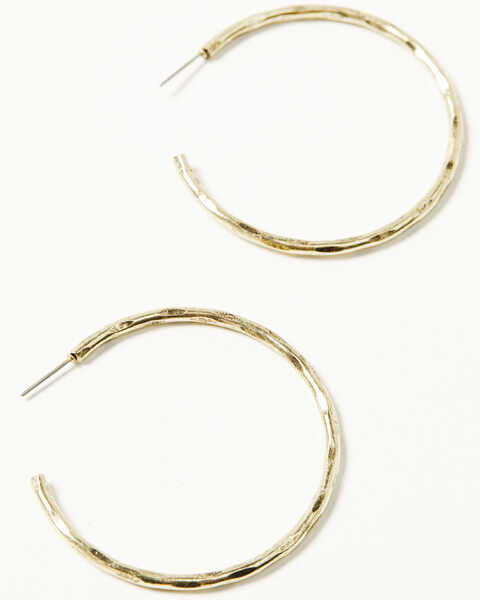 Image #2 - Shyanne Women's Desert Boheme Gold Hoop Earrings, Gold, hi-res