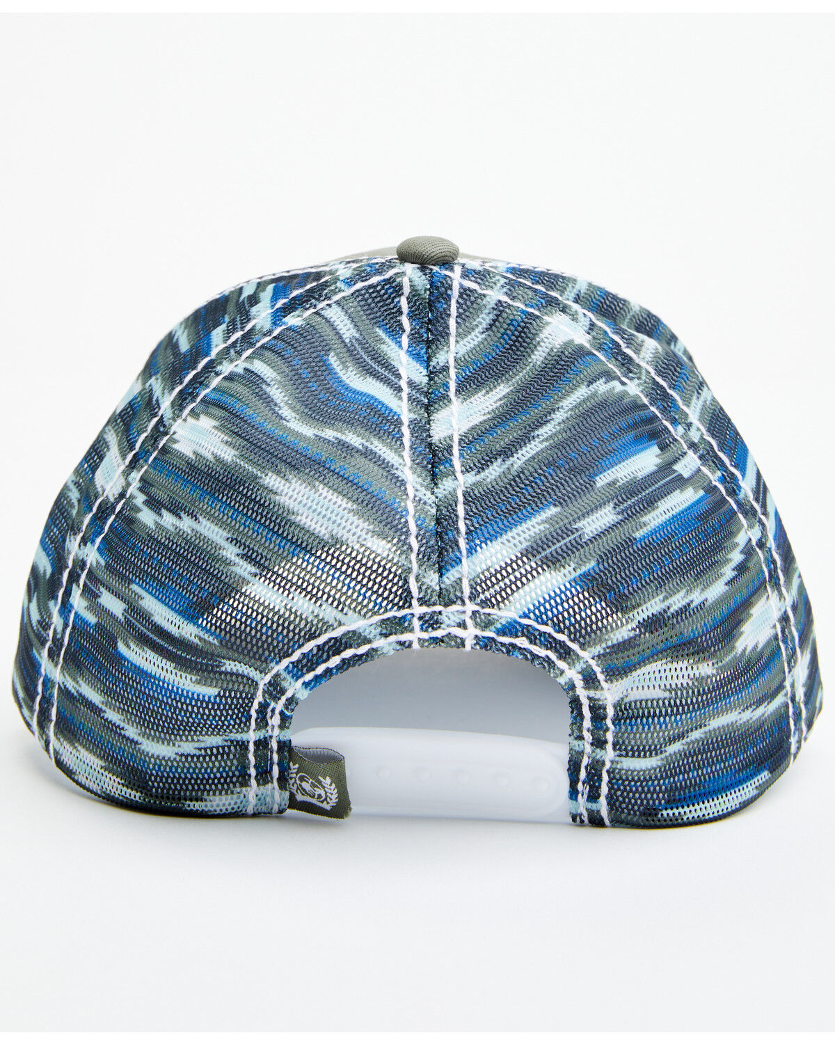 Image #3 - Cinch Women's Southwestern Print Ball Cap, Olive, hi-res