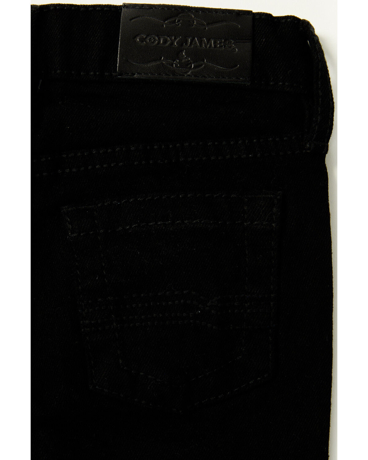 Image #4 - Cody James Toddler Boys' Night Rider Slim Bootcut Comfort Stretch Denim Jeans, Black, hi-res