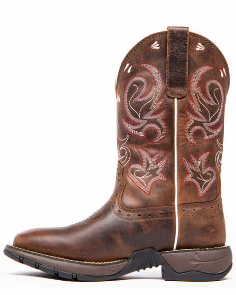 Shyanne Women's Xero Gravity Lite Western Performance Boots - Broad Square Toe, Brown, hi-res