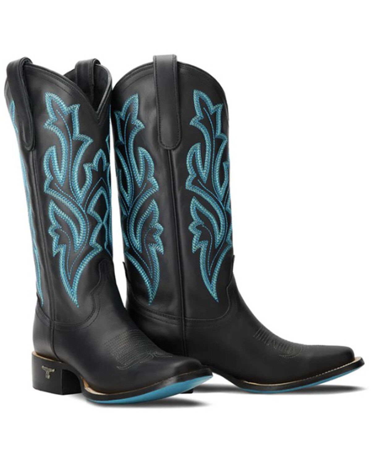 Image #1 - Lane Women's Classic Western Boots - Square Toe, Jet Black, hi-res