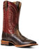 Image #1 - Ariat Men's Parada Tek Leather Western Boot - Broad Square Toe, Brown, hi-res