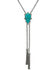Image #1 - Lainey Wilson Women's Long Pear Stone Bolo, Silver, hi-res