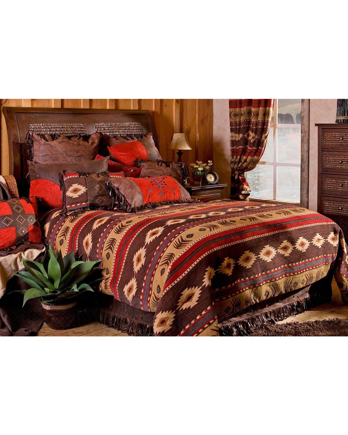 Image #1 - Carstens Cimarron Full/Queen Comforter Set- 5 Piece Set, Multi, hi-res