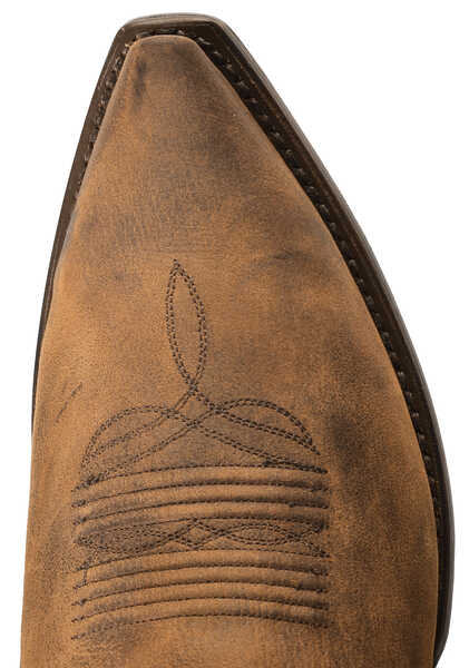 Image #12 - Dan Post Men's Renegade Mignon Western Boots - Snip Toe, Bay Apache, hi-res