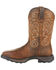 Durango Men's Maverick XP Waterproof Western Work Boots - Steel Toe, Brown, hi-res