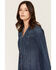 Image #2 - Wrangler Women's Mod Denim Mini Dress, Dark Wash, hi-res