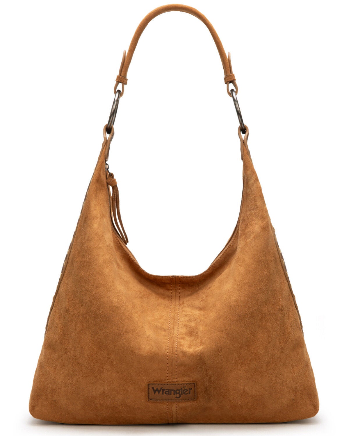 Image #3 - Wrangler Women's Floral Tooled Hobo Bag with Pouch, Brown, hi-res
