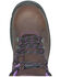 Image #6 - Hoss Women's 6" Lily Waterproof Work Boots - Steel Toe, Brown, hi-res