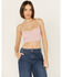 Image #1 - Free People Women's Kickback Seamless Bra, Pink, hi-res