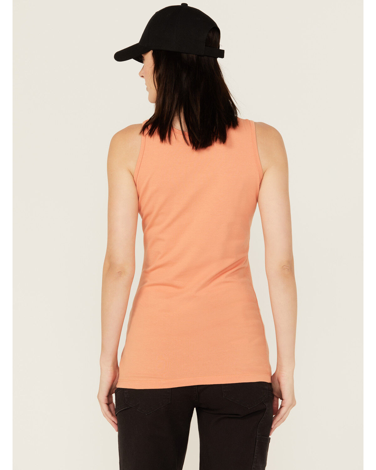 Image #4 - Dovetail Workwear Women's Solid Tank, Light Orange, hi-res