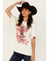 Image #1 - Idyllwind Women's Calamity Jane Short Sleeve Graphic Tee, Ivory, hi-res