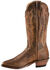 Image #3 - Boulet Fancy Stitched Cowgirl Boots - Medium Toe, Golden, hi-res