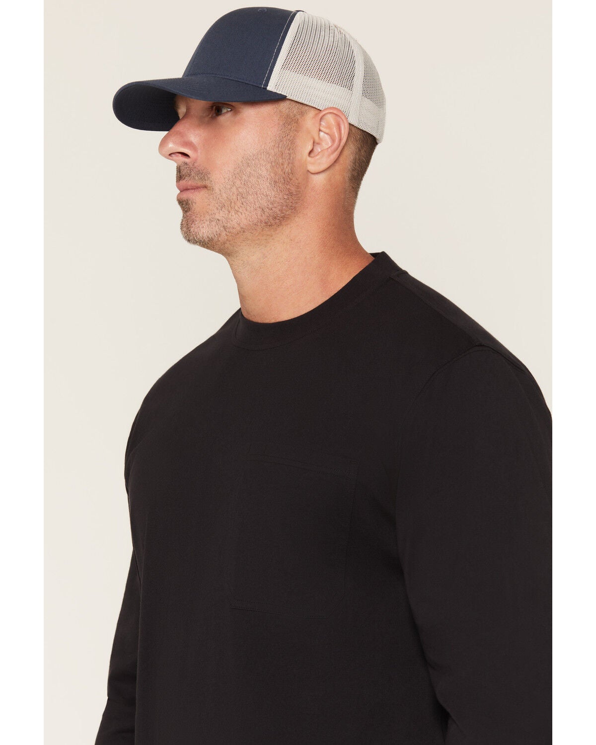 Image #3 - Hawx Men's Go Further Long Sleeve Graphic Work T-Shirt, Black, hi-res