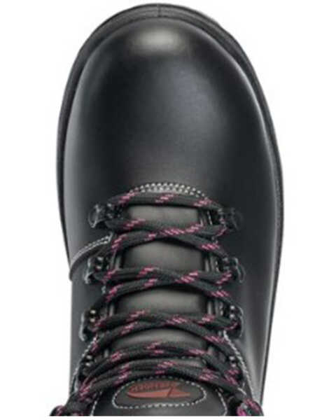 Image #6 - Avenger Women's Builder Mid Water Repellant Lace-Up Work Boots - Soft Toe, Black, hi-res