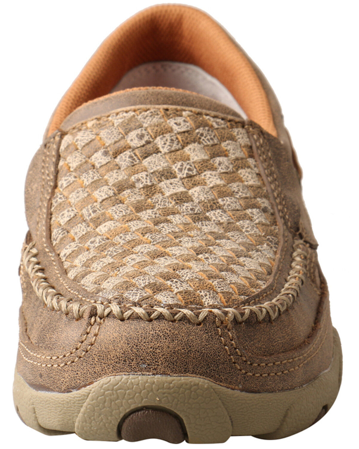 Image #5 - Twisted X Women's Slip-On Driving Mocs, Brown, hi-res