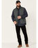 Image #2 - Dakota Grizzly Men's Slate Nolan Zip-Front Quilted Vest, Grey, hi-res