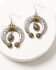 Image #1 - Idyllwind Women's Harpeth Squash Blossom Earrings, Gold, hi-res