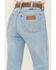 Image #2 - Wrangler Retro Women's Jordyn Medium Wash Mid Rise Bailey Trouser Stretch Denim Jeans, Medium Wash, hi-res