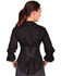 Scully Women's Lace-Up Back 3/4 Length Top, Black, hi-res