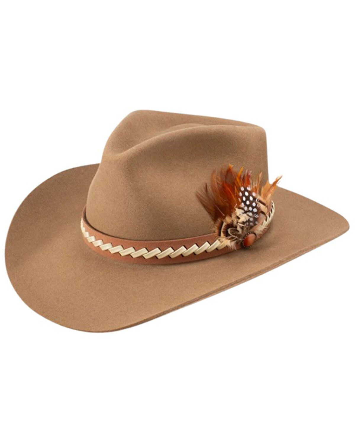 Image #1 - Charlie 1 Horse X Lainey Wilson Road Runner 4X Felt Western Hat, Pecan, hi-res