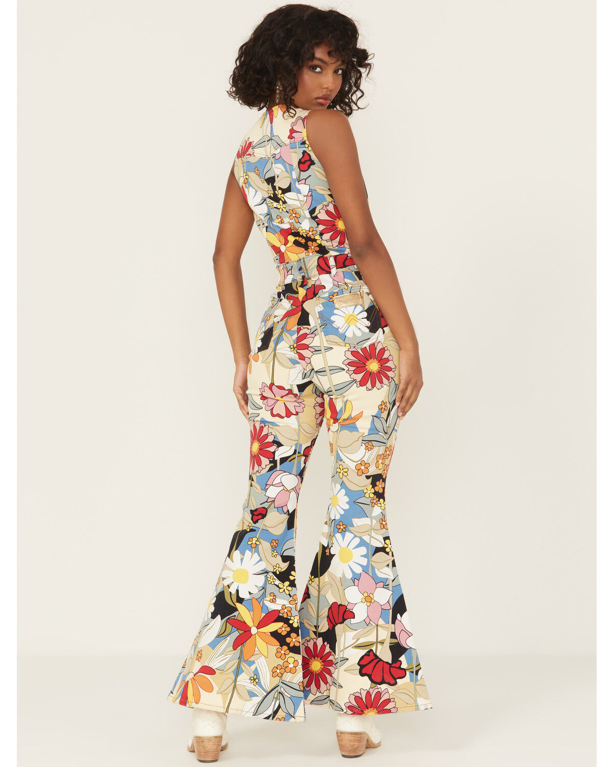 Image #4 - Wrangler X Lainey Wilson Women's Blooming Belle Floral Jumpsuit, , hi-res