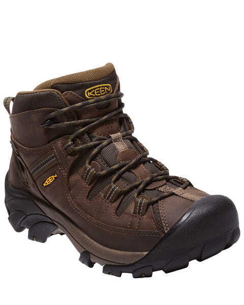 Image #1 - Keen Men's Targhee II Waterproof Hiking Boots - Soft Toe, , hi-res