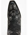 Image #6 - Circle G Women's Inlay Western Boots - Snip Toe, Black/grey, hi-res