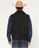 Image #4 - Panhandle Slim Men's Montana Wool Button-Down Vest, Black, hi-res