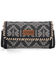 Image #2 - Wrangler Women's Southwestern Print Crossbody Bag, Black, hi-res