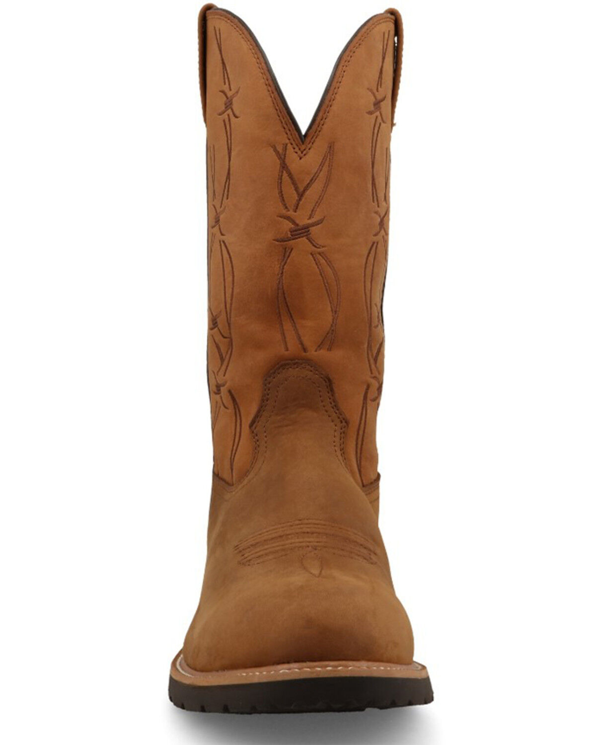Image #4 - Twisted X Men's 12" Western Work Boots - Nano Toe, Taupe, hi-res