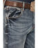 Image #2 - Wrangler Retro Men's Slim Fit Bootcut Jeans , Blue, hi-res