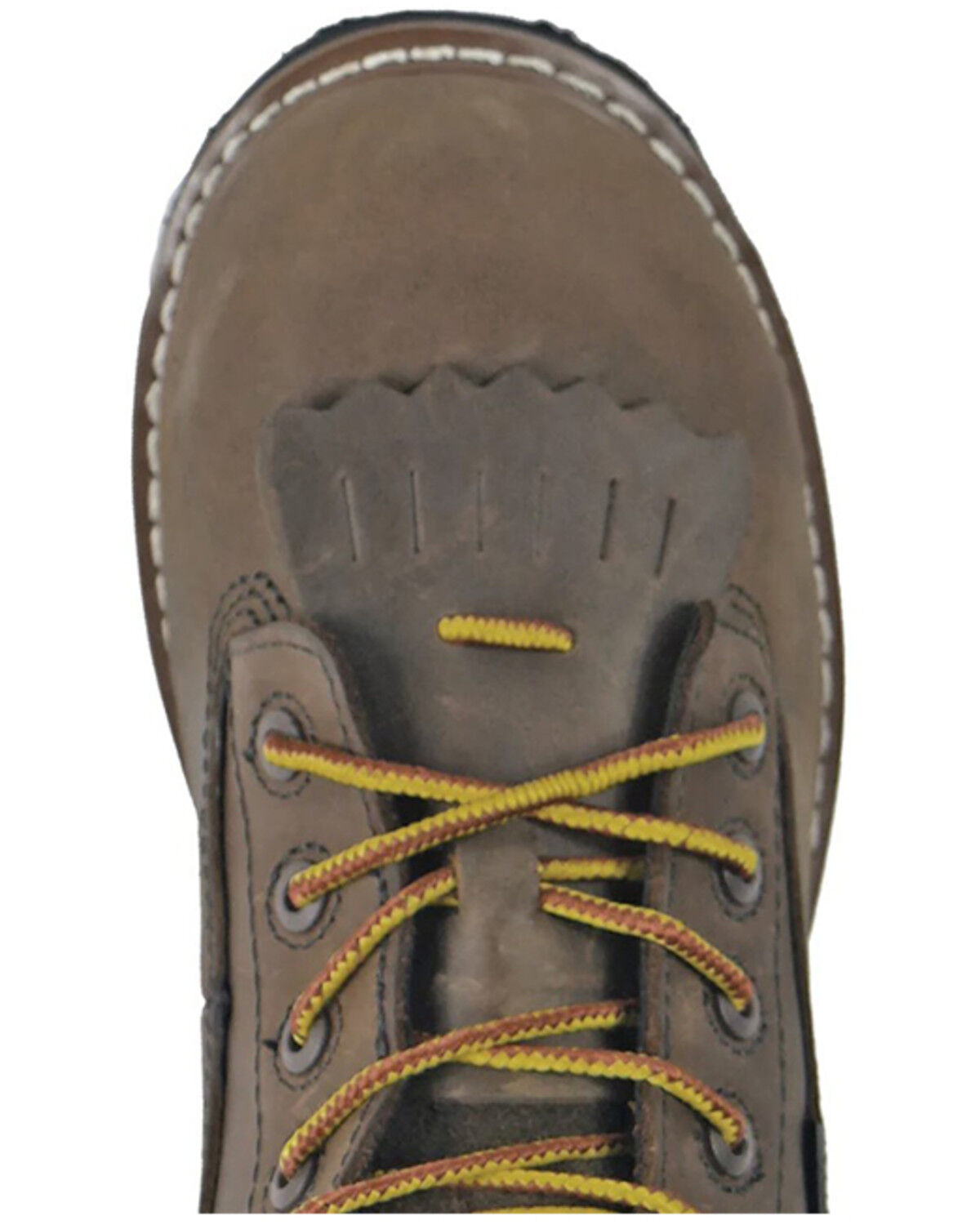 Image #4 - Hoss Men's Cross Cut 8" Lace-Up Waterproof Logger Work Boots - Composite Toe, Brown, hi-res